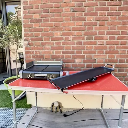 Grande Maison Cosy Terrasse Parking Gare 8 Pers 度假居 *